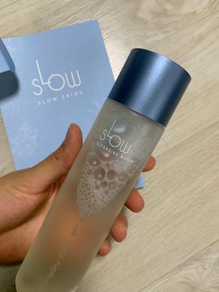 슬로우 스킨스 슬로우 화산송이 클렌징 워터 — 5점을 준 리뷰어가 2021년 4월 올린 사용 사진