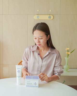바노바기 코스메틱 바노바기 밀크씨슬 리페어 시카 폼 클렌저 플러스 120ml + 퀵 마스크 플러스 30매 — 4.5점을 준 리뷰어가 2023년 9월 올린 사용 사진