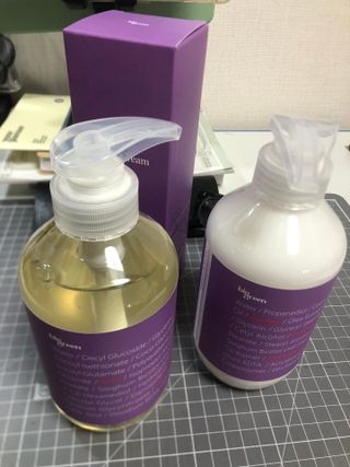 빅그린 베이비라인 3종세트 - 샴푸앤바디워시500ml,올인원로션500ml,바디크림170ml — 5점을 준 리뷰어가 2022년 11월 올린 사용 사진