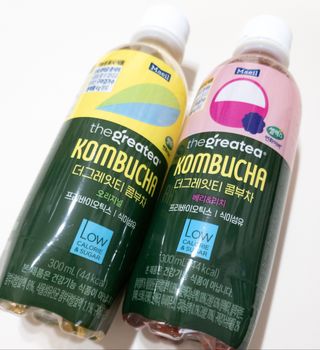 더그레잇티 콤부차 [매일유업] 더그레잇티 44kcal 콤부차 300ml *12개입 (오리지널 6개+베리리치 6개) — 5점을 준 리뷰어가 2023년 7월 올린 사용 사진