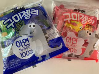 브이푸드 야쿠르트 구미젤리 — 4점을 준 리뷰어가 2021년 4월 올린 사용 사진