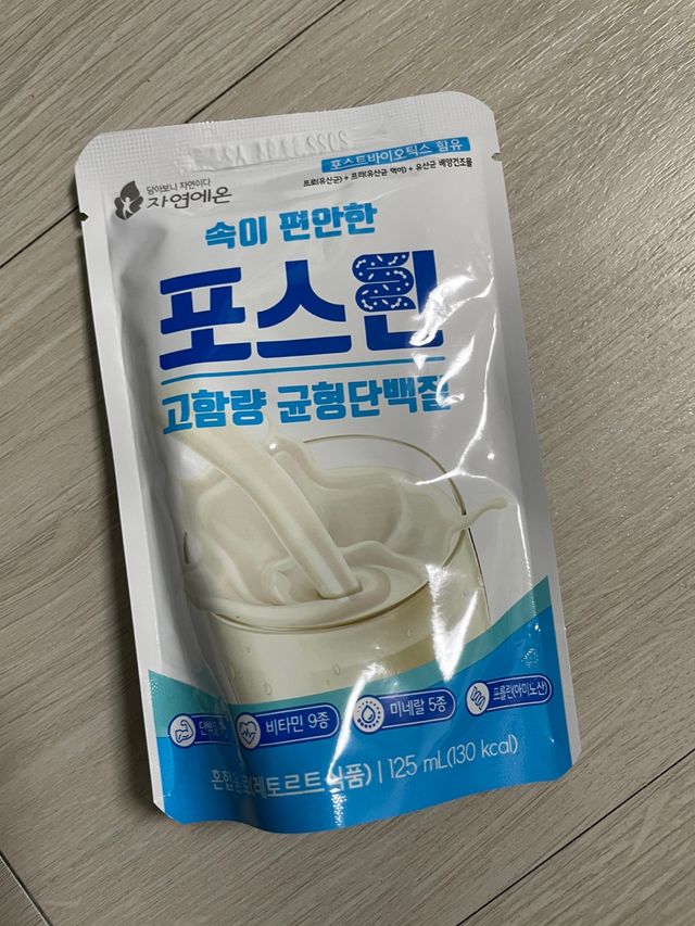 자연에온 마시는 프로틴 고함량 균형단백질 음료 포스틴 125ml 10개입 1BOX 리뷰 사진