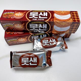 롯데제과 롯샌 카페크런치 — 5점을 준 리뷰어가 2021년 10월 올린 사용 사진