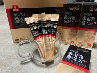 서울약사신협_투데이홍삼정플러스스틱_10g x 30포 — 5점을 준 리뷰어가 2021년 6월 올린 사용 사진