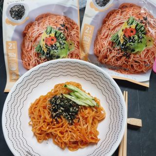 [한면원] 비빔국수 2인분 — 5점을 준 리뷰어가 2022년 8월 올린 사용 사진