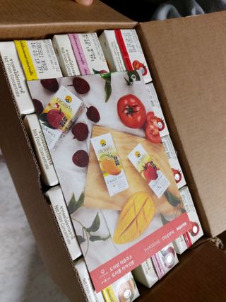 도이캄 착즙 완숙 토마토 200ml 12팩 무설탕 태국왕실 기내식주스 — 5점을 준 리뷰어가 2021년 2월 올린 사용 사진