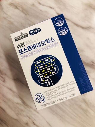 메이준뉴트리 슈퍼 포스트바이오틱스 — 4점을 준 리뷰어가 2021년 5월 올린 사용 사진