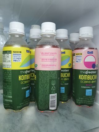 더그레잇티 콤부차 [매일유업] 더그레잇티 44kcal 콤부차 300ml *12개입 (오리지널 6개+베리리치 6개) — 5점을 준 리뷰어가 2023년 7월 올린 사용 사진