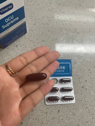 뉴트리션팩토리 비타프렙 오큐슈프림 루테인 오메가3 1050mg — 5점을 준 리뷰어가 2021년 8월 올린 사용 사진