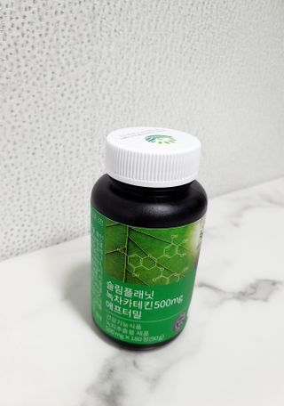 슬림플래닛 녹차카테킨 500mg 애프터밀 — 5점을 준 리뷰어가 2021년 3월 올린 사용 사진