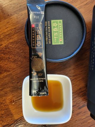 프리마인 자체 기업부설 연구소에서 찾아낸 건강한 수면의 비밀.  슬립토 플러스 30포 — 5점을 준 리뷰어가 2023년 5월 올린 사용 사진