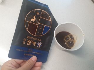 광동생활건강 [광동] 바르게 만든 녹용, 광동정녹청 — 5점을 준 리뷰어가 2021년 11월 올린 사용 사진