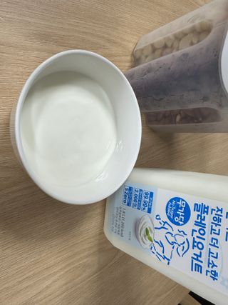 *구매평_[덴마크] 진하고 더 고소한 무가당 플레인 요거트 1.8L — 5점을 준 리뷰어가 2025년 9월 올린 사용 사진