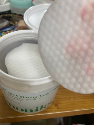 키노닉스 양배추 카밍 진정 토너패드 — 5점을 준 리뷰어가 2021년 7월 올린 사용 사진