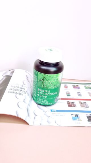 슬림플래닛 녹차카테킨 500mg 애프터밀 — 5점을 준 리뷰어가 2021년 8월 올린 사용 사진