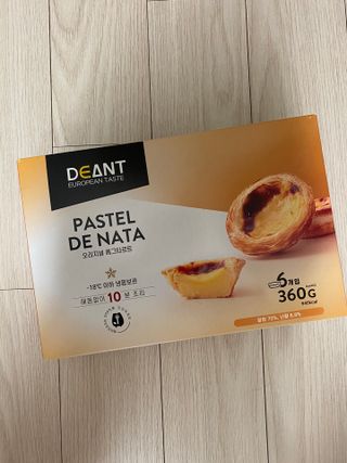 디앙뜨 포르투갈 에그타르트 오리지널 맛+패션후르츠+초콜릿타르트 맛 중 택1 — 5점을 준 리뷰어가 2021년 7월 올린 사용 사진