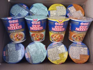 NISSIN 닛신 컵누들  4종 - 씨푸드오리지날, 씨푸드 스파이시, 씨푸드 커리, 씨푸드 XO소스 — 5점을 준 리뷰어가 2022년 4월 올린 사용 사진