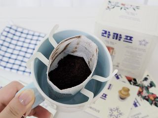 라까프 베트남 핀 커피 드립백 7개입 — 5점을 준 리뷰어가 2022년 9월 올린 사용 사진