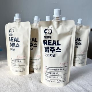 서비푸드 리얼 닭주스 오리지널 200g 1세트 10개입 — 5점을 준 리뷰어가 2022년 1월 올린 사용 사진