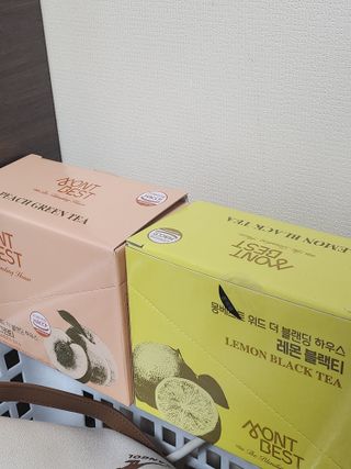 몽베스트 위드더 블랜딩 하우스 _복숭아 그린티 — 5점을 준 리뷰어가 2022년 12월 올린 사용 사진