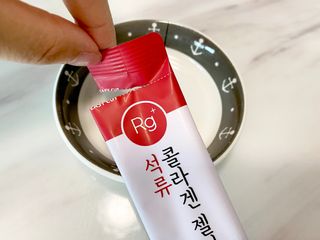 함초록 Rg+ 석류콜라겐젤리 — 4점을 준 리뷰어가 2021년 4월 올린 사용 사진
