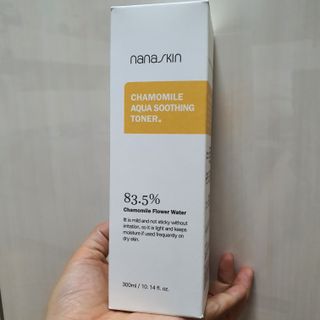 나나스킨 캐모마일아쿠아수딩토너 — 5점을 준 리뷰어가 2021년 5월 올린 사용 사진