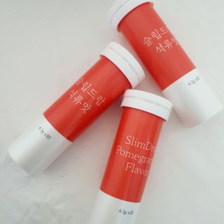 [슬림드랍 석류맛] 건기식 다이어트 보조제 겸 비타민 — 5점을 준 리뷰어가 2022년 1월 올린 사용 사진
