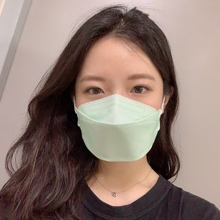 [이지아 마스크] 애니가드 더솔루션마스크 KF80 대형 컬러 4종 — 5점을 준 리뷰어가 2021년 7월 올린 사용 사진