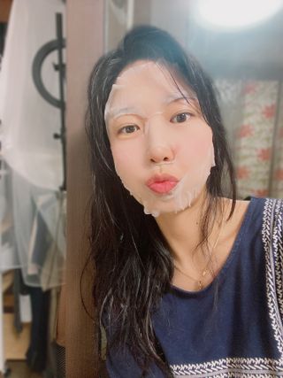 리더스코스메틱 리더스 라이트 바세린 마스크 4종 — 5점을 준 리뷰어가 2021년 7월 올린 사용 사진