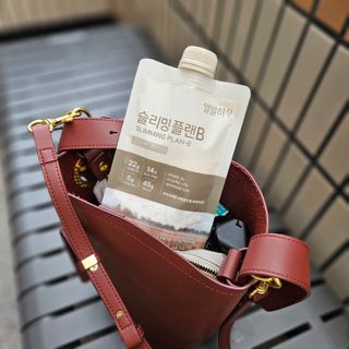 일일하우 슬리밍 플랜B 고소한 귀리맛, 진한 카카오맛 (체중조절식) — 5점을 준 리뷰어가 2023년 7월 올린 사용 사진