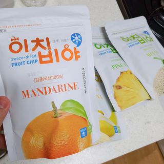 동결건조 과일칩 이치비야 4종 set — 5점을 준 리뷰어가 2021년 10월 올린 사용 사진