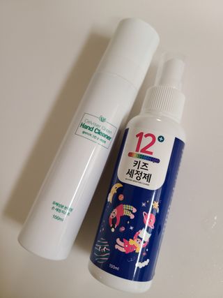 셀바이져 항균 스프레이 핸드워시 + 키즈세정제 SET — 5점을 준 리뷰어가 2021년 1월 올린 사용 사진