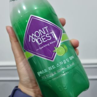 몽베스트 Montbest with Sparkling water Lime20병 — 5점을 준 리뷰어가 2021년 10월 올린 사용 사진