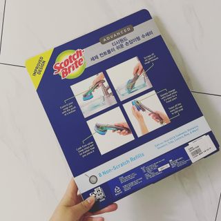 3M 디쉬원드 손잡이형 수세미 클럽팩 1핸들+8리필 — 5점을 준 리뷰어가 2023년 7월 올린 사용 사진