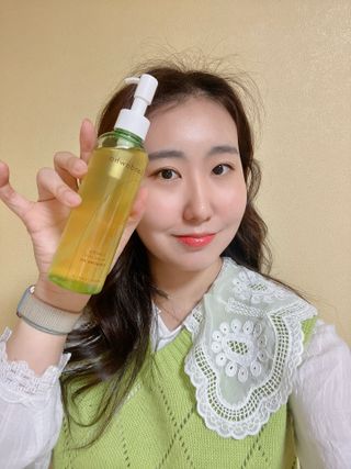 스킨큐어 산다화 순한 클렌징 동백 오일 200ml — 4.5점을 준 리뷰어가 2023년 5월 올린 사용 사진
