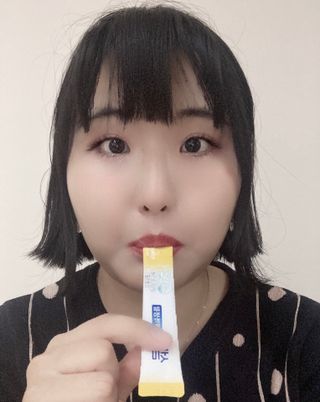 지바이오렉스 셀프면역생활 아연 영양제 액상형1+1 — 5점을 준 리뷰어가 2022년 1월 올린 사용 사진