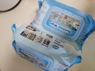 햅스 세균없는 주방 대형 2팩, HAPS sanitizer wipe — 5점을 준 리뷰어가 2022년 2월 올린 사용 사진