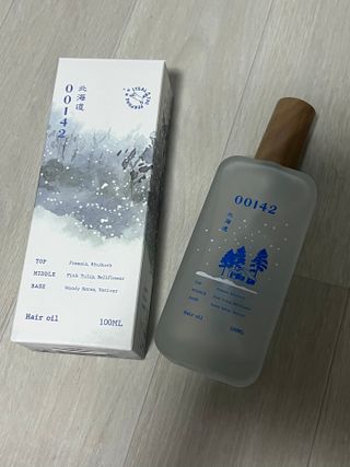 라쿰 북해도 헤어퍼퓸 (헤어에센스/오일) 100ml — 5점을 준 리뷰어가 2023년 4월 올린 사용 사진
