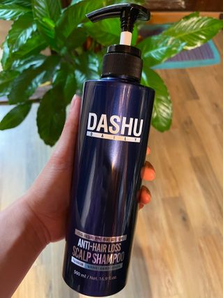 다슈코리아 다슈 데일리 단백질 한방 두피 골드 샴푸 500ml — 4점을 준 리뷰어가 2021년 1월 올린 사용 사진