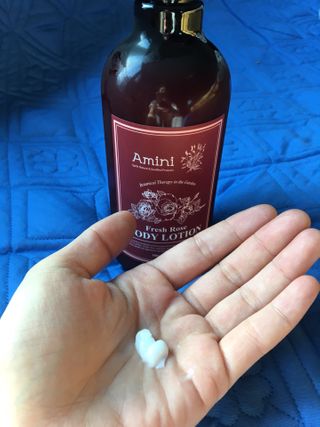 아미니 플라워테라피 바디로션  500ml 시리즈 — 5점을 준 리뷰어가 2021년 1월 올린 사용 사진