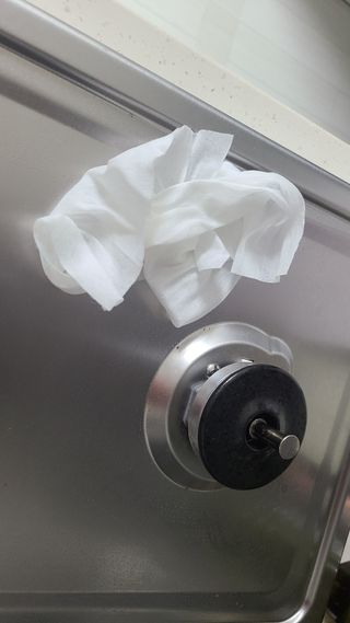 햅스 세균없는 주방 대형 2팩, HAPS sanitizer wipe — 5점을 준 리뷰어가 2022년 1월 올린 사용 사진