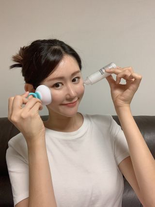 리더스코스메틱 리더스 카밍 페이스 쿨러 + 카밍 바이오틱스 앰플 — 5점을 준 리뷰어가 2021년 9월 올린 사용 사진