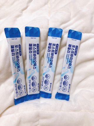 서울약사신협_포스트바이오틱스패밀리_5g x 100포 — 5점을 준 리뷰어가 2021년 5월 올린 사용 사진