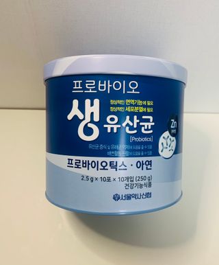 서울약사신협_프로바이오생유산균_2.5G x 100포 — 5점을 준 리뷰어가 2021년 2월 올린 사용 사진