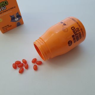 앙팡 츄어블 비타민D 1000 IU 130mg x 90정 — 5점을 준 리뷰어가 2023년 1월 올린 사용 사진