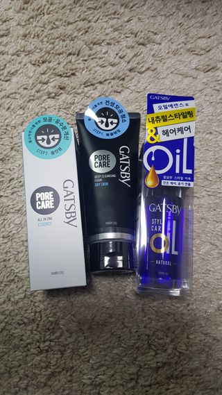 [갸스비] 명불허전, 남성을 위한 브랜드 갸스비의 올인원, 폼클렌징, 헤어오일 3종 — 5점을 준 리뷰어가 2021년 3월 올린 사용 사진
