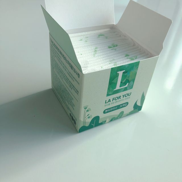 라포유 순면커버 팬티라이너 리뷰 사진