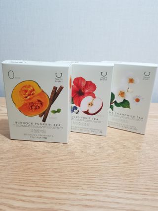 딜라이트 프로젝트 블렌딩티 우엉호박티, 히비후르츠티, 쟈스민캐모티 — 5점을 준 리뷰어가 2021년 7월 올린 사용 사진