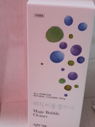 자연그램 매직버블클리너 250g — 5점을 준 리뷰어가 2021년 1월 올린 사용 사진