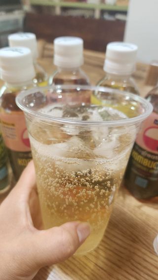 더그레잇티 콤부차 [매일유업] 더그레잇티 44kcal 콤부차 300ml *12개입 (오리지널 6개+베리리치 6개) — 5점을 준 리뷰어가 2023년 8월 올린 사용 사진